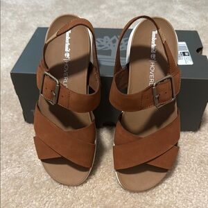 Timberland Women's Wilesport sandal rust nubuck